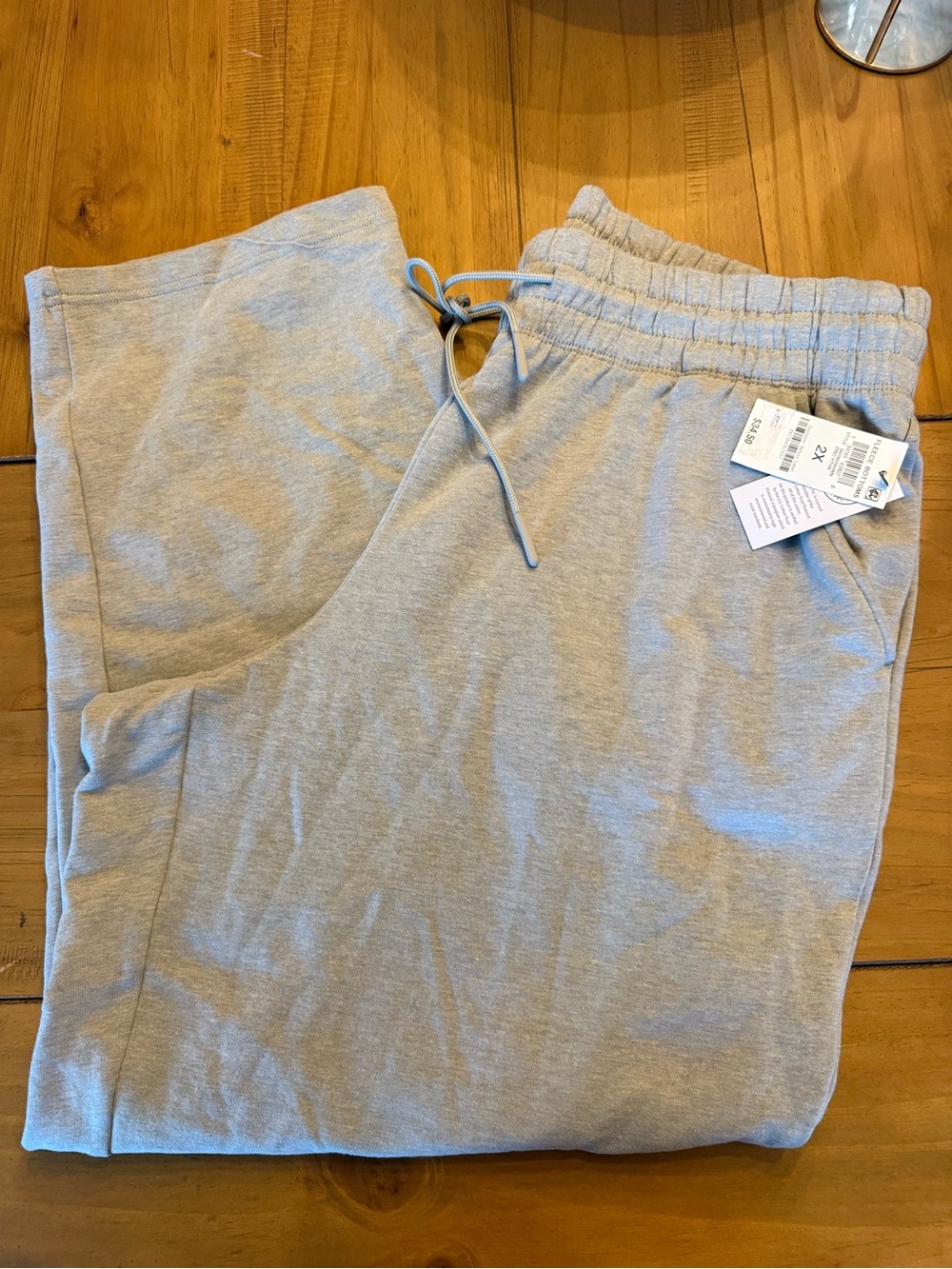Ideology Light Gray Straight Leg Joggers with Drawstring